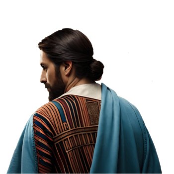 Ancient Stories Come to Life Man in Biblical Costume generative with AI png