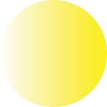 Yellow and White Gradient Circle vector