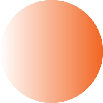 Orange and White Gradient Circle vector