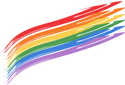Rain bow LGBT icon PNG