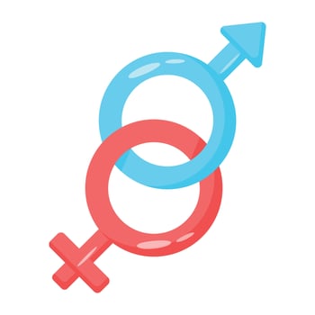 Trendy Genders Concepts vector