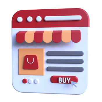 Website 3D Icon ui png transparent background
