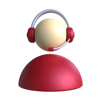 Customer Service 3D Icon ui png transparent background