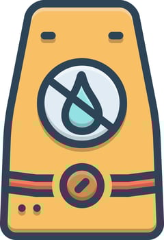 color icon for dehumidifiers vector