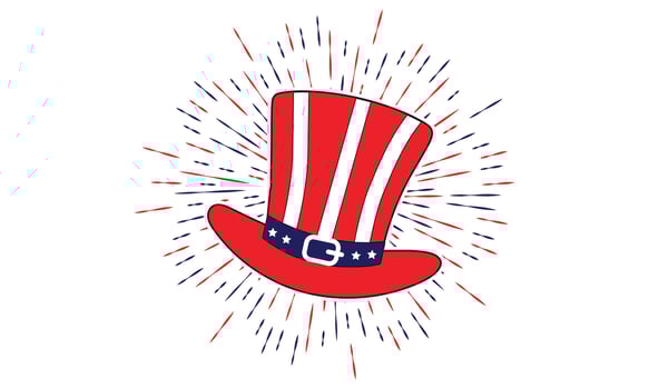 Fourth of July Independence Day America T shirt Design Vector Illustration. Happy Independence day USA 4 th July in United States of America. Vector illustration. EPS 10