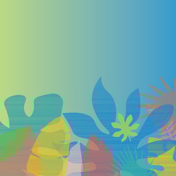 Background design with summer theme vector