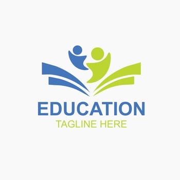 Education logo design service vector