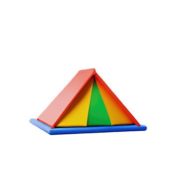 Camping tent 3d illustration png