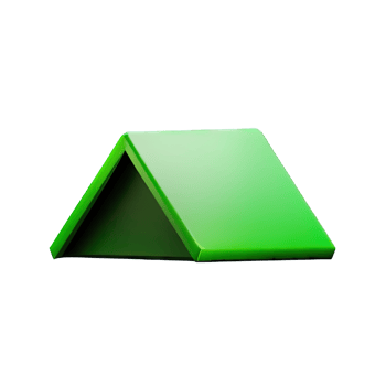 Camping tent 3d illustration png