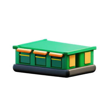 Camping tent 3d illustration png