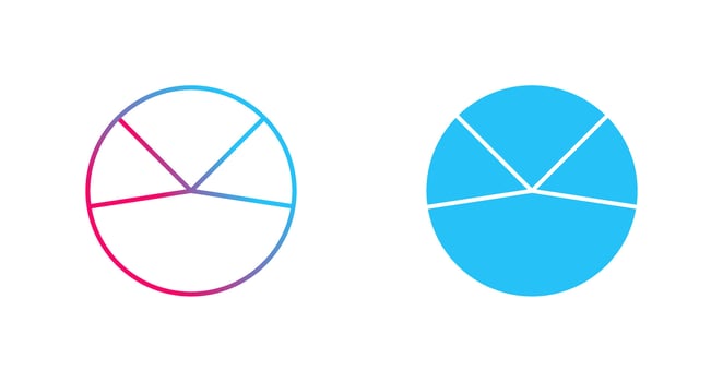 Pie Chart Analysis Vector Icon