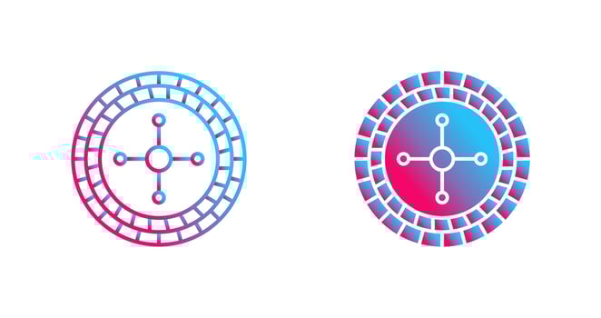 Roulette Vector Icon