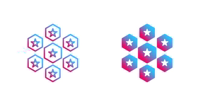 Unique Reputation Management Vector Icon