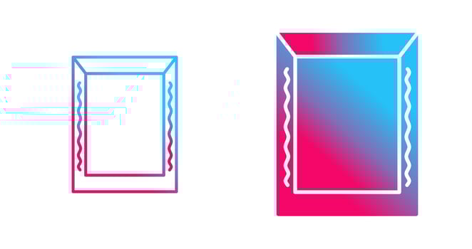 Unique Frame Vector Icon