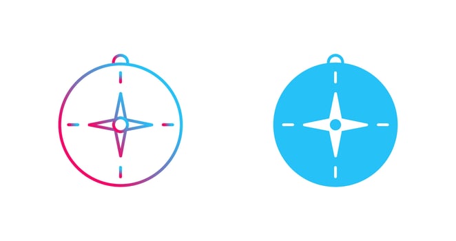 Compass Vector Icon
