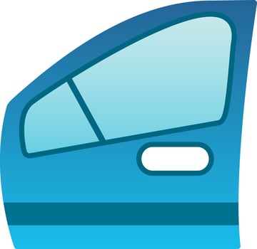 Car door Vector Icon Design
