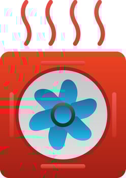 Heat Vector Icon Design