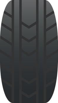 Tire Vector Icon Design