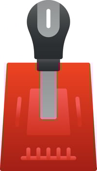 Gearshift Vector Icon Design