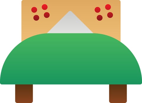 Bed Vector Icon Design