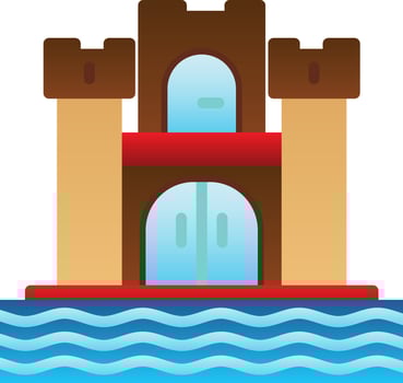 Gravensteen Vector Icon Design