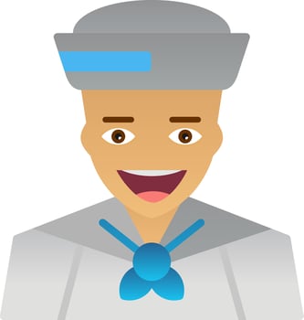 Sailor Vector Icon Design