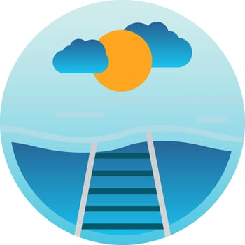 Pier Vector Icon Design
