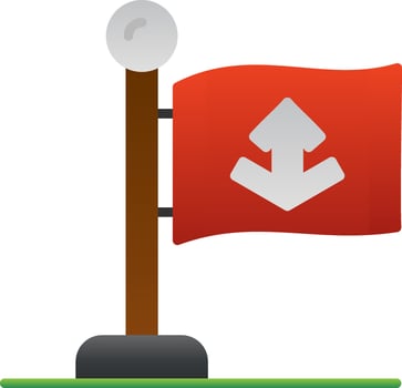 Flag Vector Icon Design