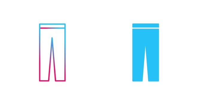 Trousers Vector Icon