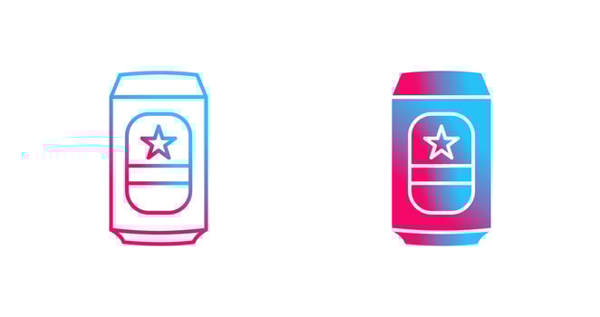 Beer Can Vector Icon
