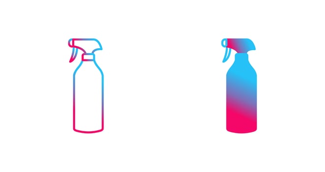 Spray bottle Vector Icon