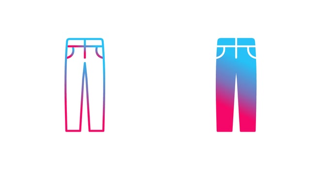 Men's Pants Vector Icon