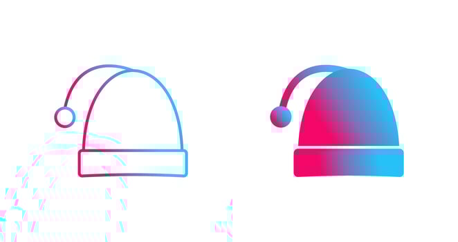 Christmas Cap Vector Icon