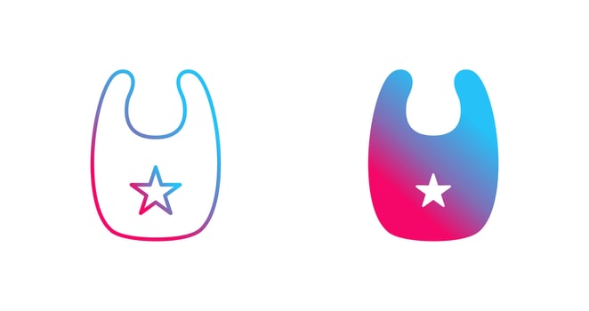 Bib Vector Icon