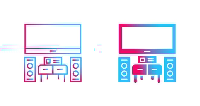 Home Theater Vector Icon