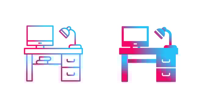 Desk Vector Icon