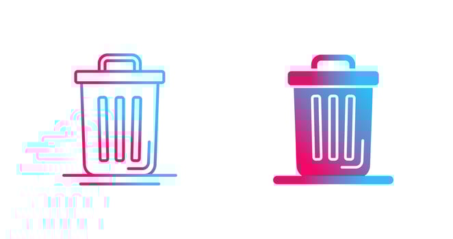 Trash Can Vector Icon