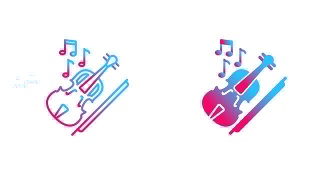 Violin Vector Icon