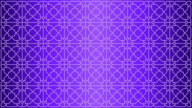Islamic pattern vector illustration for islam celebration. Islamic pattern for ramadan, eid, mubarak, eid al fitr and eid al adha. Shiny arabesque pattern for muslim culture and islam religion