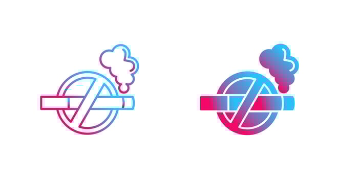 No Tobacco Vector Icon