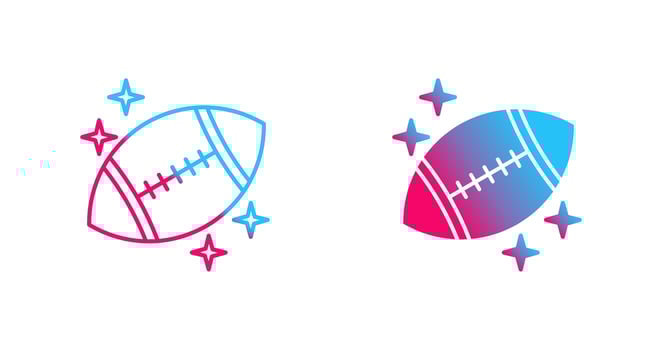 Rugby Vector Icon