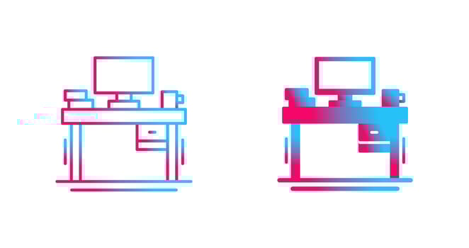 Desk Vector Icon