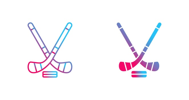 Ice Hockey Vector Icon