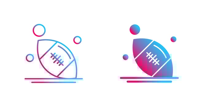 Rugby Vector Icon