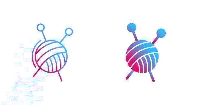 Knitting Vector Icon