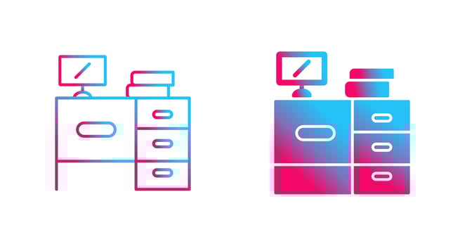 Desk Vector Icon