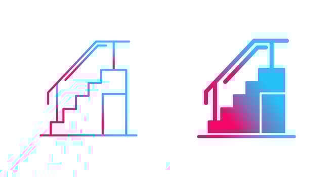 Stairs Vector Icon