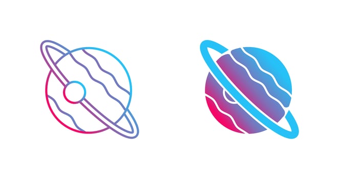 Planet Vector Icon