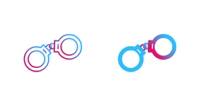 Handcuffs Vector Icon