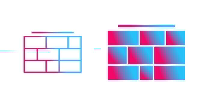 Brick wall Vector Icon